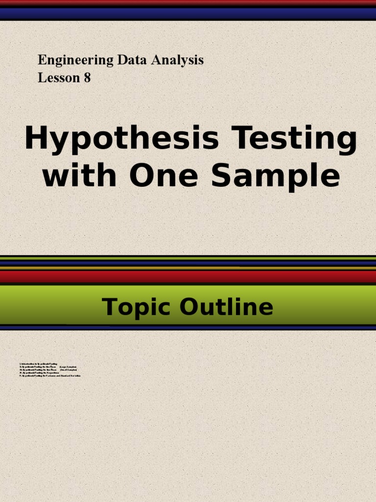 Hypothesis Testing Procedures Explained | PDF | P Value | Type I And ...