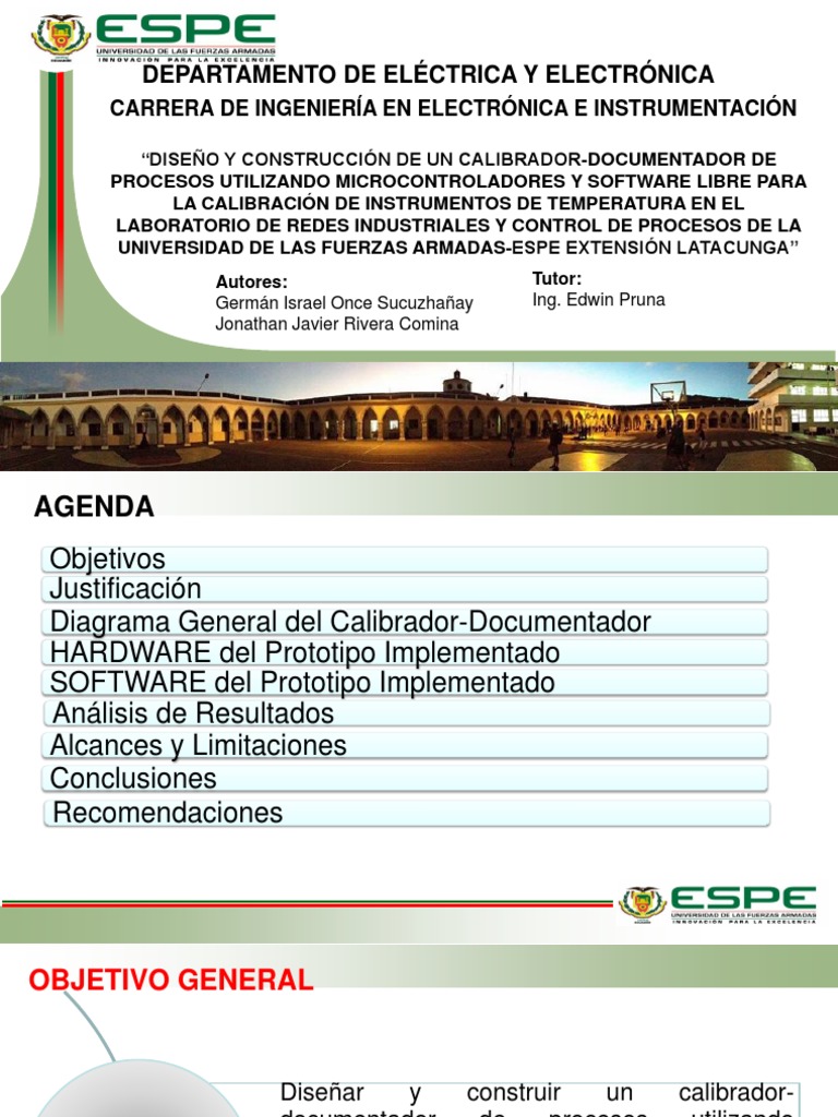 Diseño y Construcción de Un Calibrador-Documentador de Procesos PDF ...