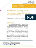 IESR Technical Note Residential Rooftop Solar Potential in 34 Provinces ID PDF
