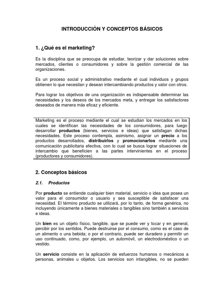 Fundamentos del Marketing | PDF | Marketing | Producto (Negocio)