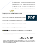 EmSigner For GST - Download & Installation Procedure