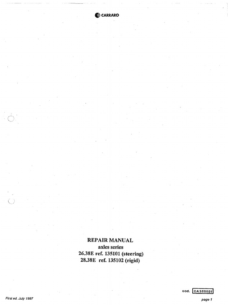 1003082-81 Front-Rear Axle | PDF