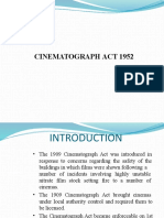 Cinematograph Act 1952