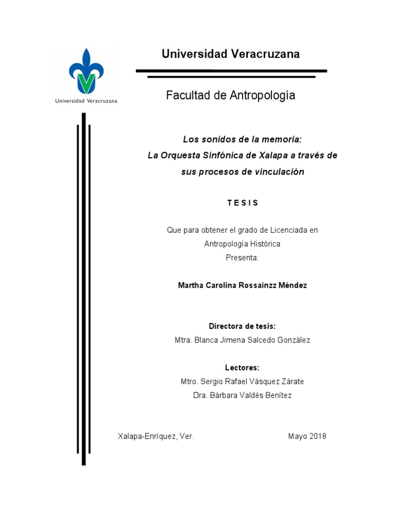 Los sonidos de la memoria La Orquesta Sinfónica de Xalapa a través de