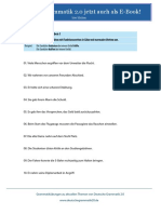 Grammatikübung Funktionsverben I Umformung Funktionsverb Verb Im Präteritum