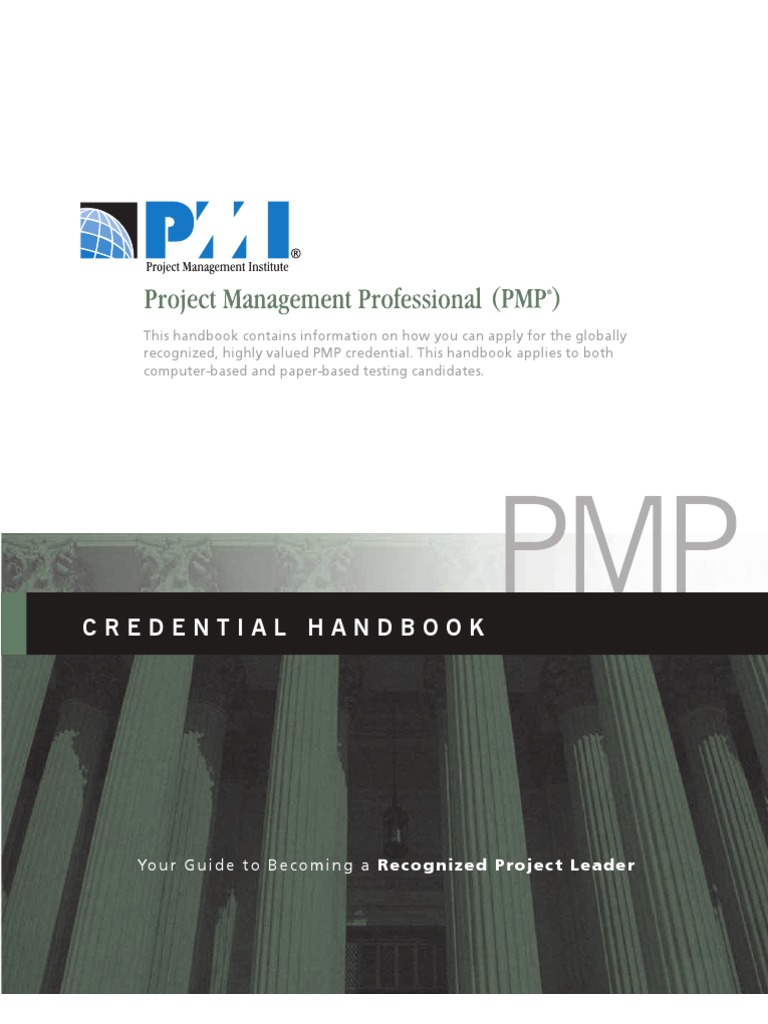 PMP Certification Handbook Overview | PDF | Project Management ...