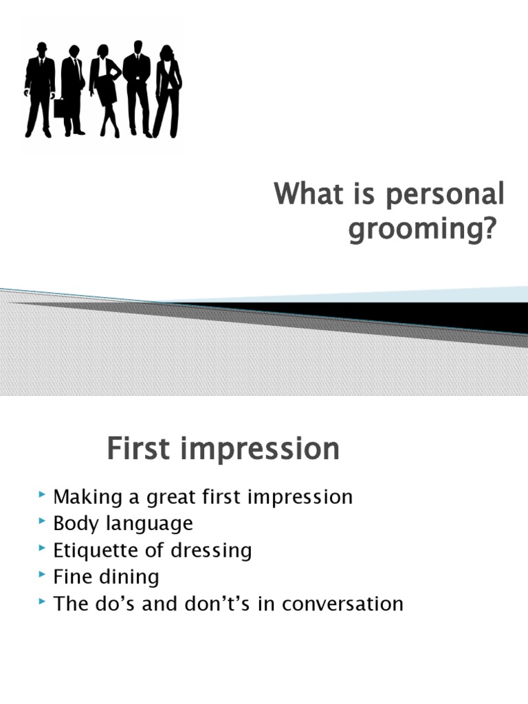 What Is Personal Grooming PDF
