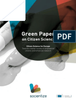 Green Paper: On Citizen Science