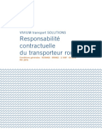 Conditions Générales Transport - Responsabilité Contractuelle Du Transporteur Routier (CMR) - 2.103F PDF