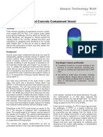 Failure of A Prestressed Concrete Containment Vessel: Abaqus Technology Brief