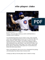 My Favorite Player: Jake Arrieta: by Sahadev Sharma 28