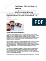 Empresas familiares - diario Los Andes