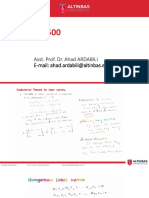Asst. Prof. Dr. Ahad ARDABILI E-Mail: Ahad - Ardabili@altinbas - Edu.tr