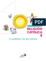 Cuaderno de Recursos y Actividades de Religión para 3º de Primaria