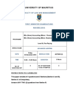 University of Mauritius: Faculty of Law and Management