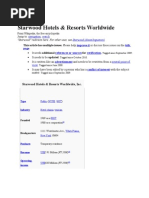 Download Starwood Hotels by avsunderraj SN45675300 doc pdf