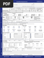 Quotation Request Form: Customer Details