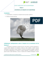 Clase 4 La Planificación Institucional de La Enseñanza PDF
