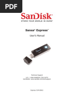 SanDisk Sansa-Express 1GB MP3-Player UserManual