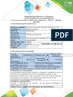 Guía de Actividades y Rúbrica de Evaluación - Paso 5 - Manejo de Lodos.