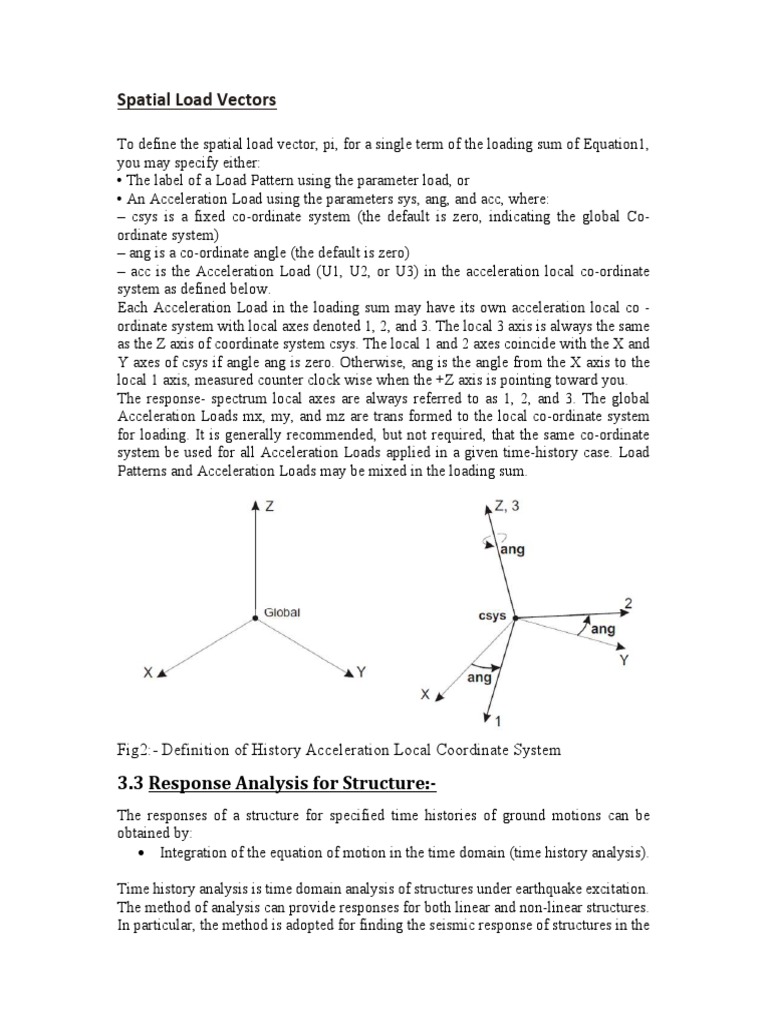 Understanding Spatial Load Vectors | PDF | Teaching Methods & Materials ...