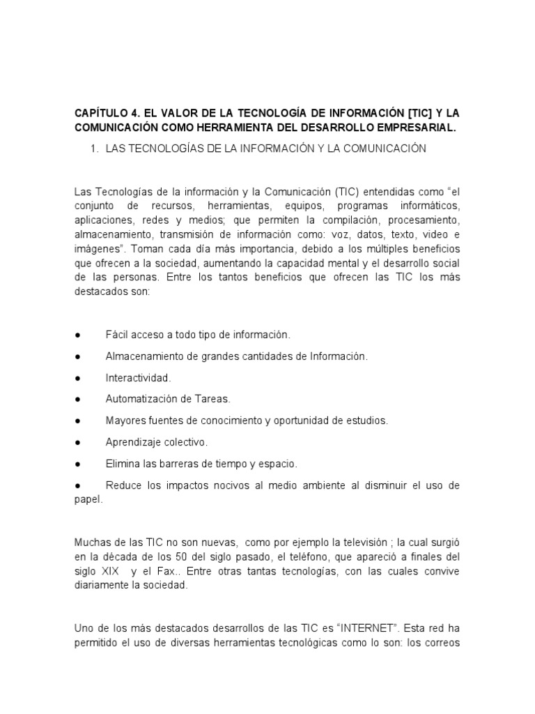 Capítulo 4 | PDF | Tecnología de información y comunicaciones | Internet
