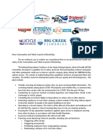 Companies' Commitment Letter To Bristol Bay Communities