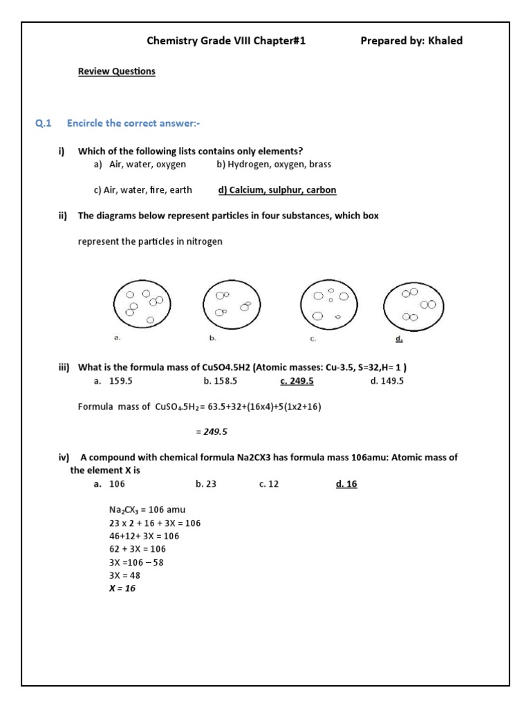 Molar Mass Calculations in Chemistry | PDF | Mole (Unit) | Molecular Mass