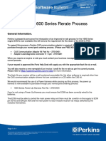 PMB 925 1600 Series Rerate Process