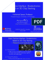 Brain Machine Interface: Bioelectronics Based On 3D Chip Stacking