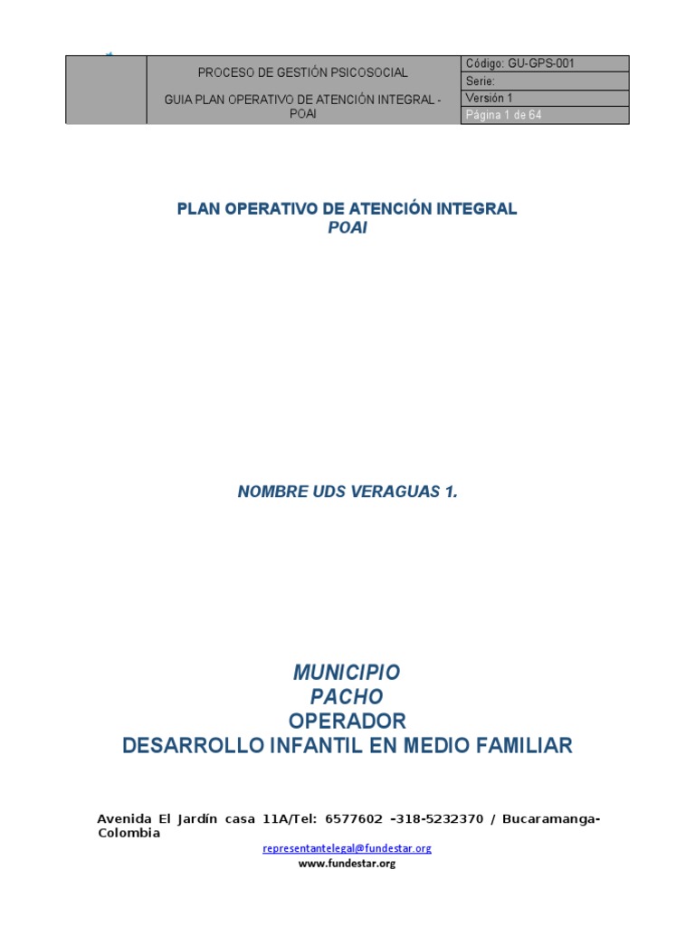 Atención Integral a la Primera Infancia | PDF | Educación de la primera ...
