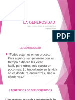 La Generosidad