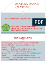 Pertemuan 1 MTK DSR INTRODUCTION