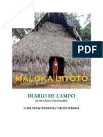 Actividad 8 - Diario de Campo Maloka Uitoto PDF