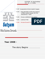 Satyam Scandal: A Brief History of Events