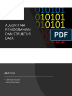 Algoritma Pemograman Dan Struktur Data: (SATRIO YUDHO S.Kom., M.T.I.) Pertemuan Ke 01