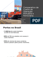 Comparação dos Custos de Operação de Portos e Ferrovias