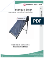 Termotanques HISSUMA SOLAR Instalacion PDF