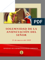 Solemnidad de La Anunciación Del Señor 2020 PDF