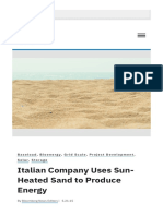 Italian Company Uses Sun-Heated Sand To Produce Energy - Renewable Energy World PDF