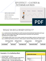 Bullwhip Effect - Causes & Countermeasures: Presentation by