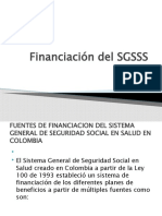 Financiacion Del SGSSS
