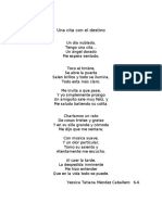 Una Cita Con El Destino Poema