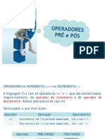 Introdução À Lógica de Programação - Anita Lopes - Operadores PRÉ - PÓS