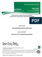 ICC-ES Evaluation Report ESR-3178: Schraubenwerk Gaisbach GMBH (SWG)