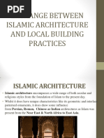 Modern and Traditional Islamic