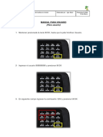Manual de Registro de Huellas Biometrico PDF