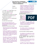 Lengua y Literatura CUESTIONARIOS 1 ERO PDF