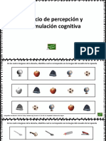 Ejercicio de Percepción y Estimulación Cognitiva