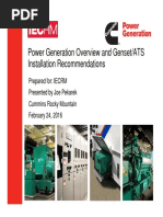 IECRM Contractor Genset Class 1